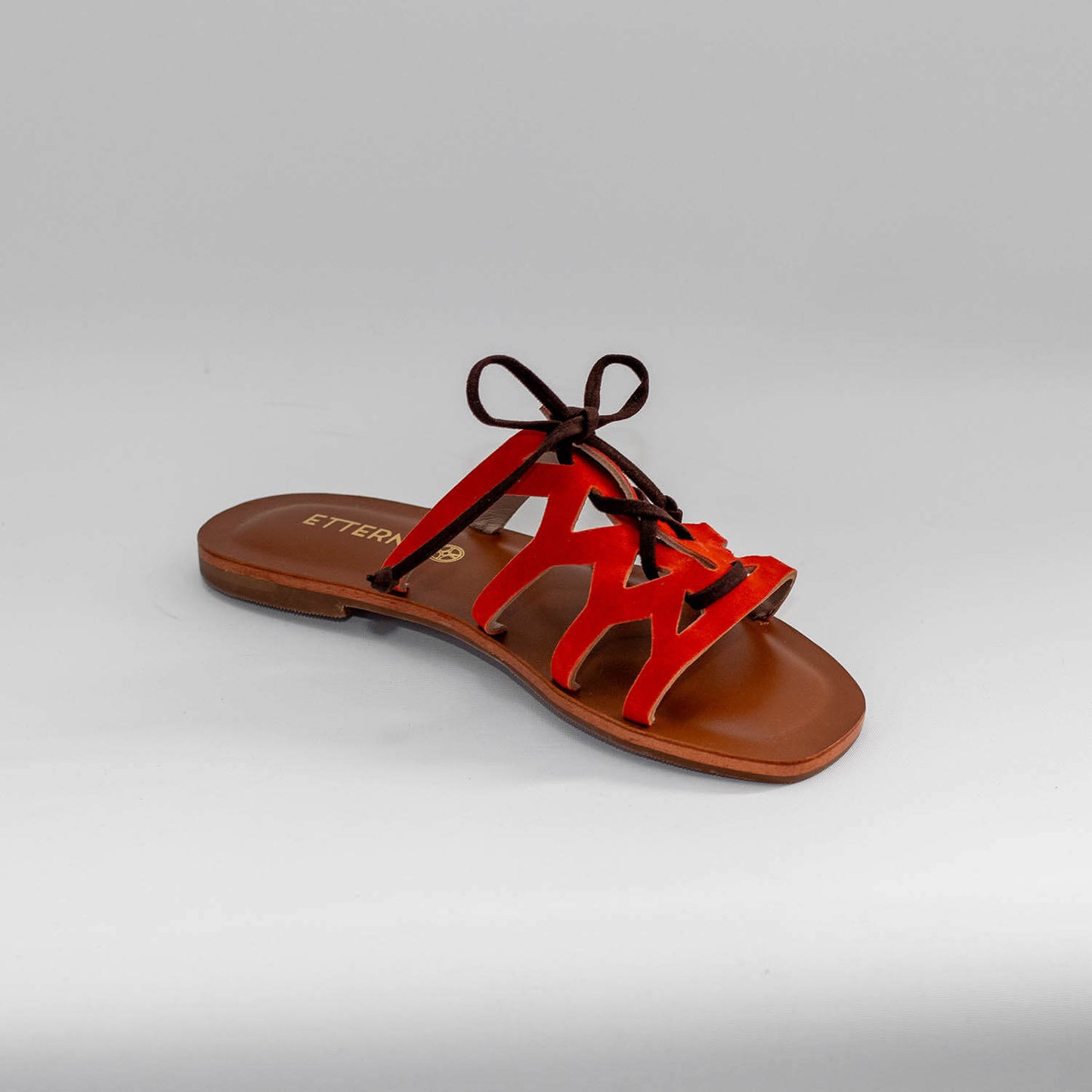 Sandalias Flat Aurelia en color Naranja