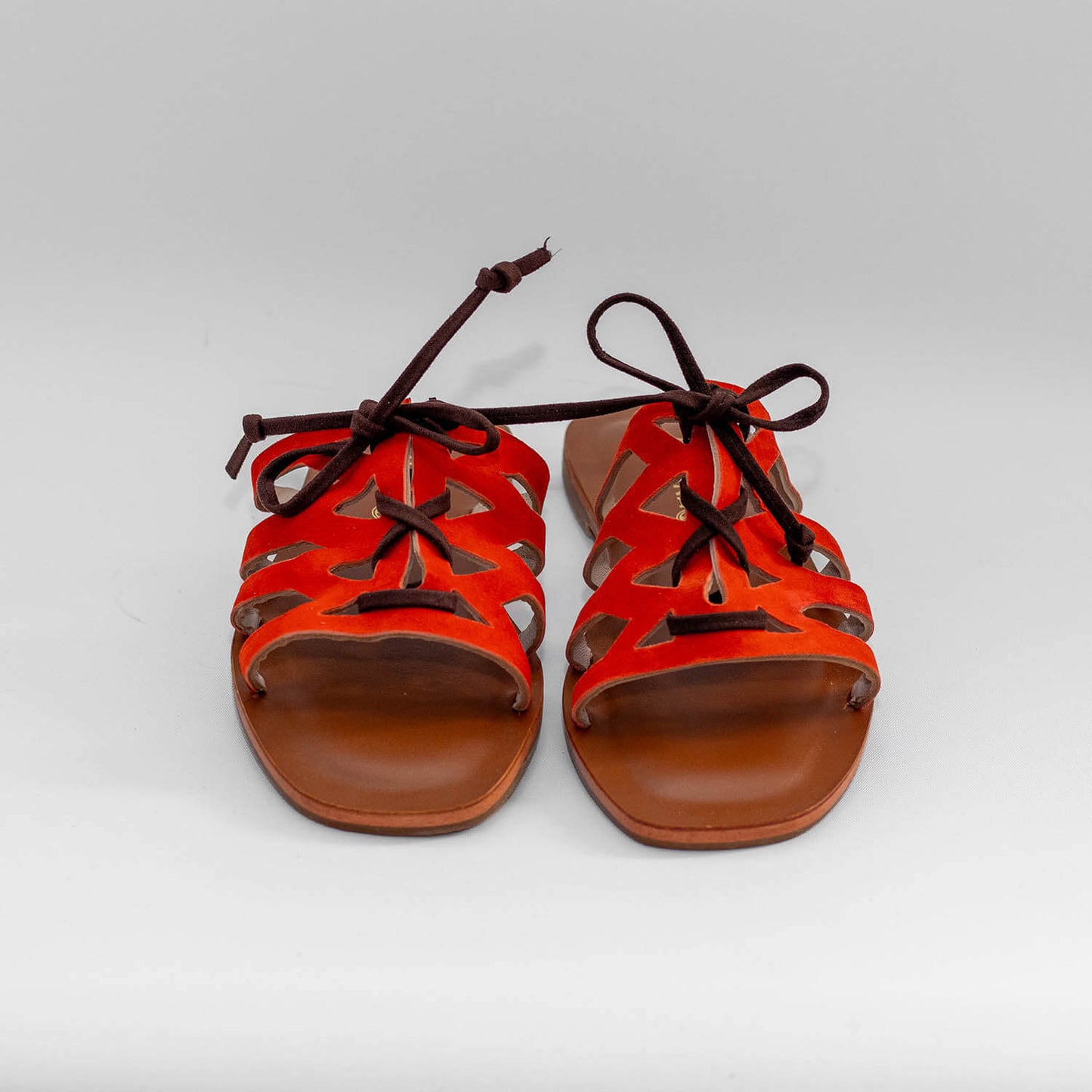 Sandalias Flat Aurelia en color Naranja