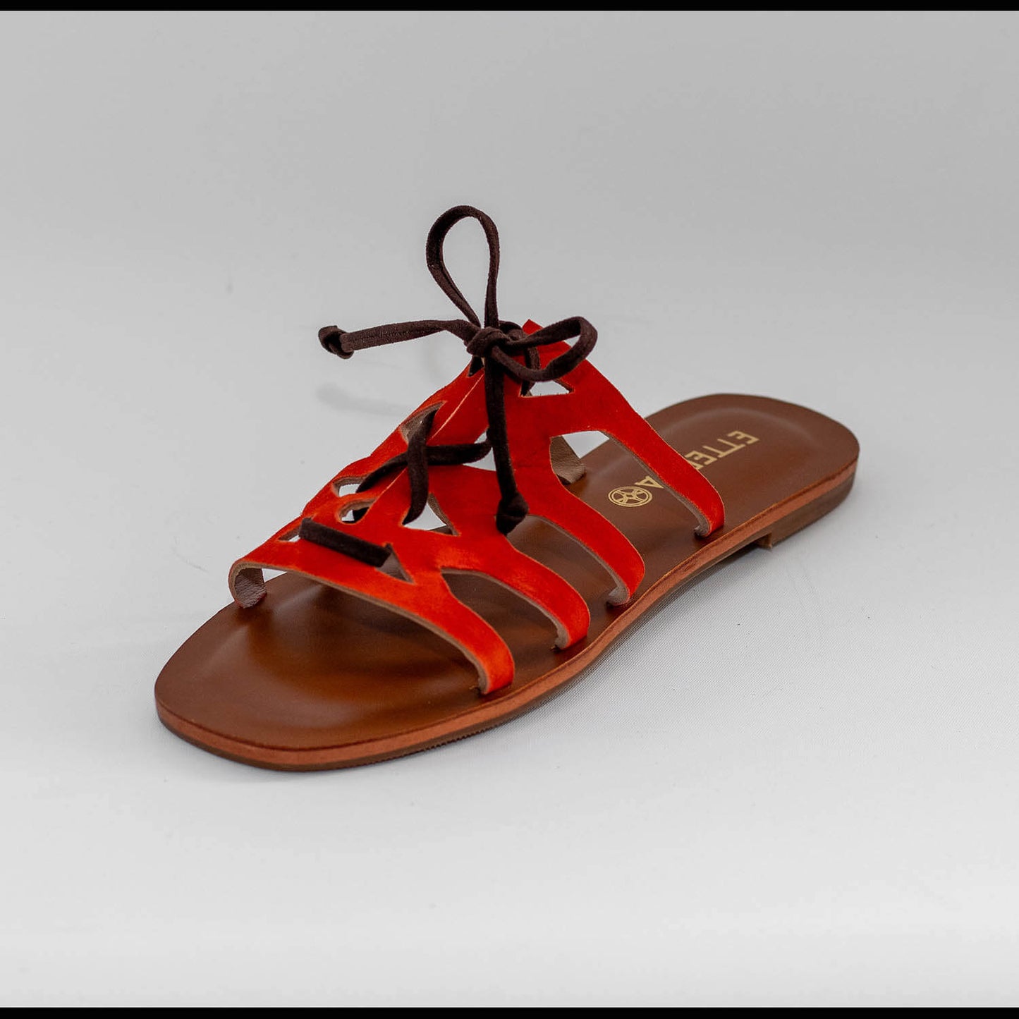 Sandalias Flat Aurelia en color Naranja