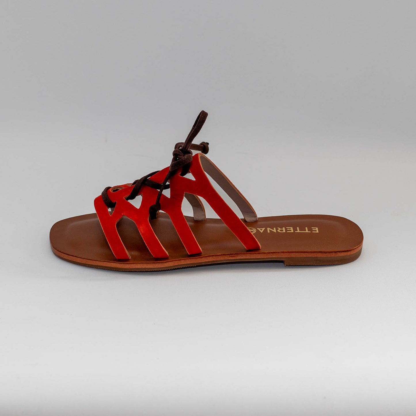 Sandalias Flat Aurelia en color Naranja