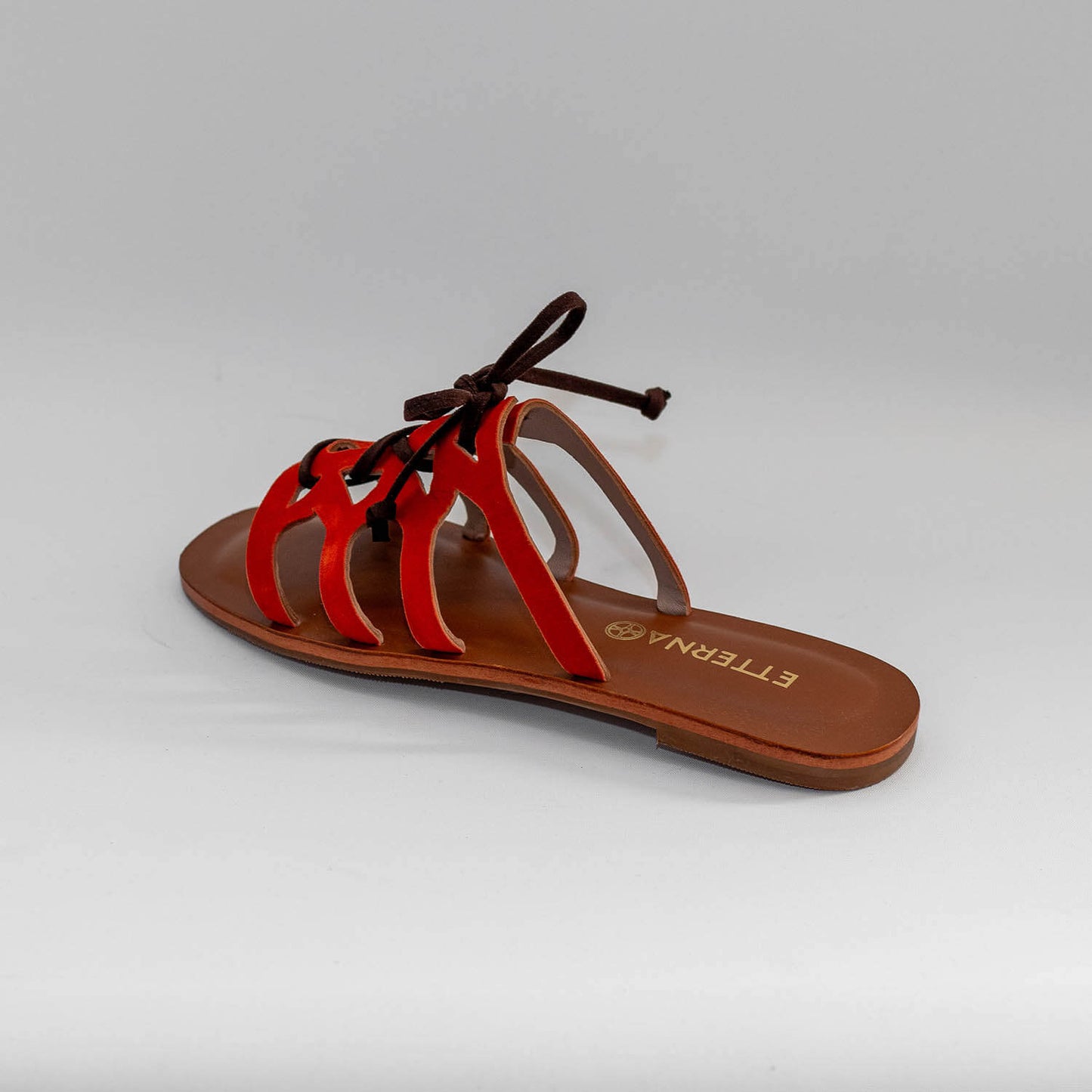 Sandalias Flat Aurelia en color Naranja