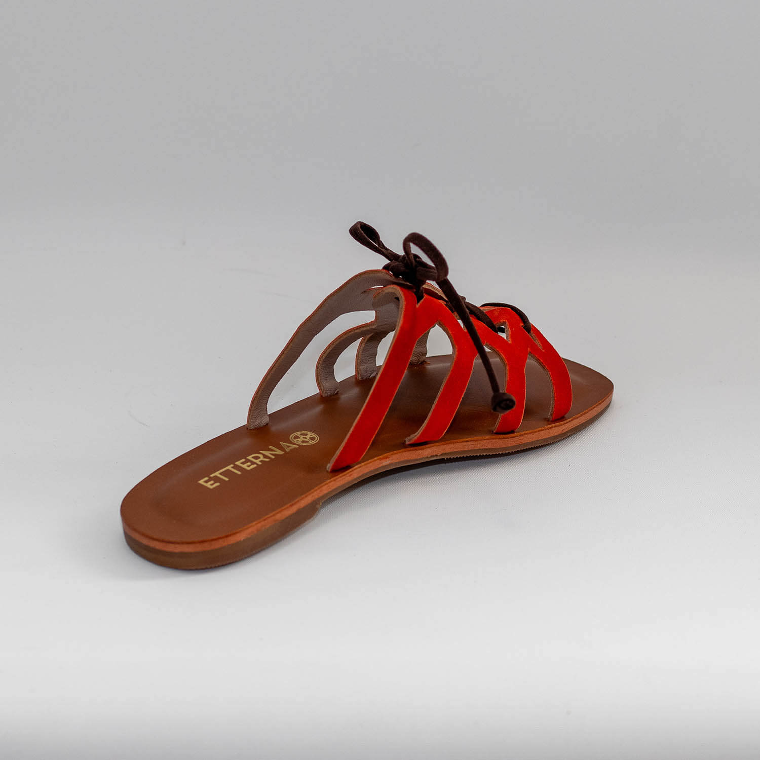 Sandalias Flat Aurelia en color Naranja