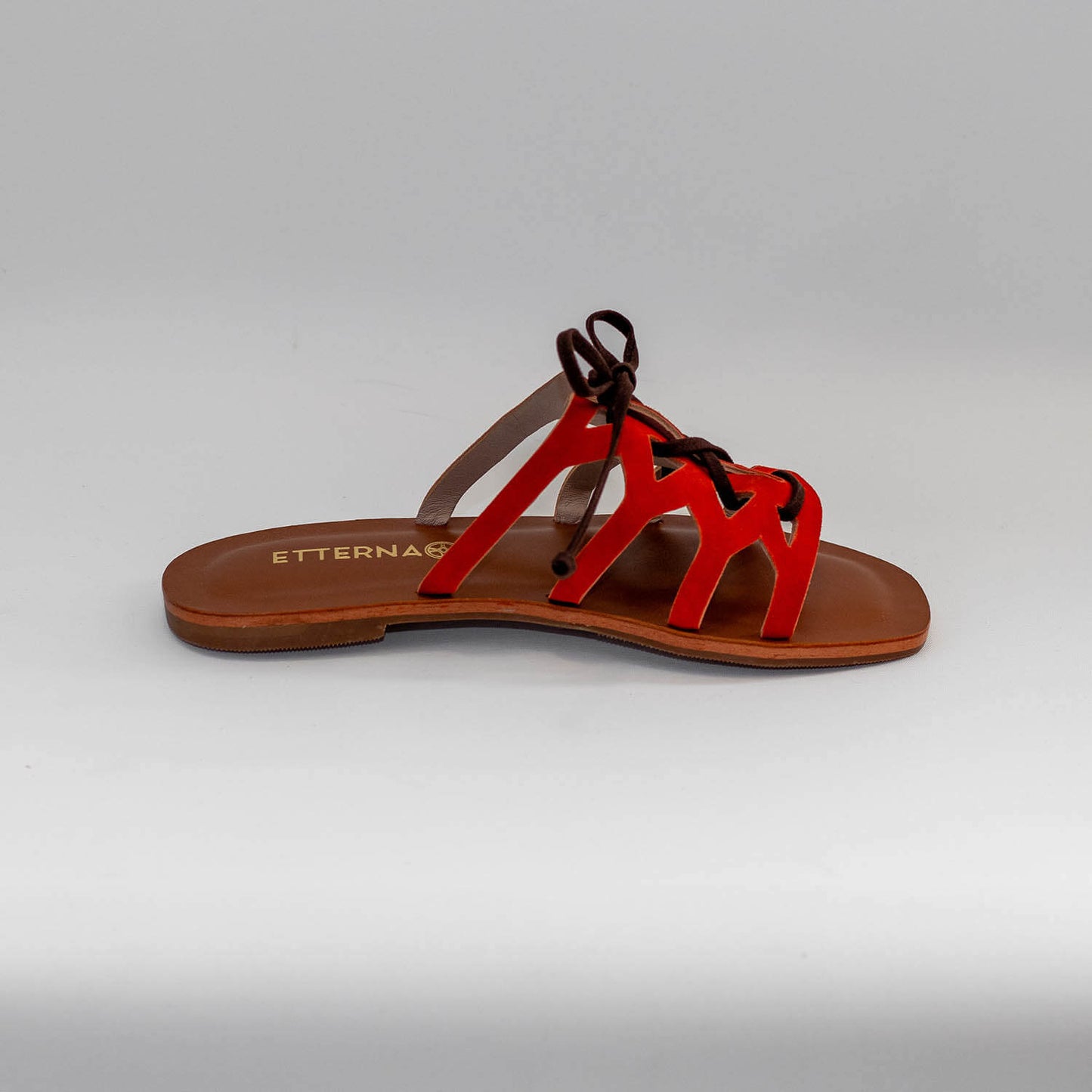 Sandalias Flat Aurelia en color Naranja